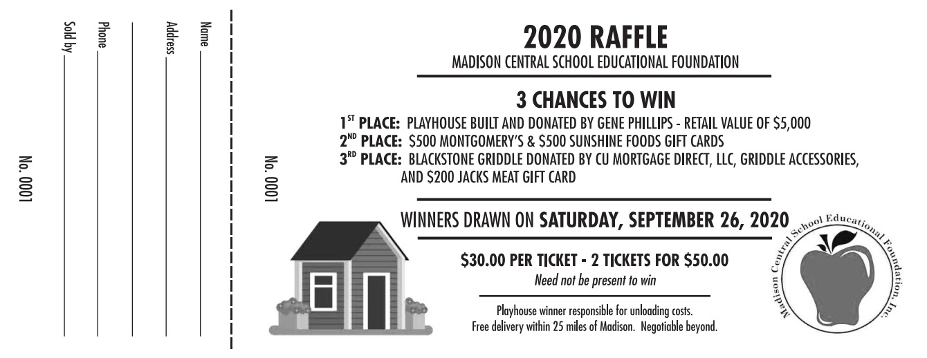 2020 Raffle Ticket